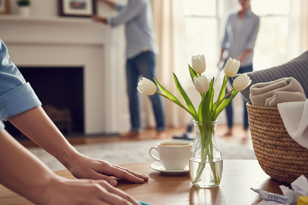 Ospiti imminenti? Priorità nelle pulizie domestiche per fare bella figura